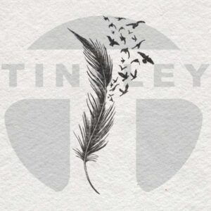 Hipster Feather Tattoo